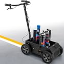 CXRCY High-Performance Parking Lot Striping Machine, Compatible with Inverted Marking Spray Paint, Striping Line Marking Machine for Fast and Accurate Marking, Line Striper