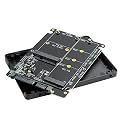 Cy 2 in 1 Combo M.2 Ngff B-Key &amp; Msata Ssd to Sata 3.0 Adapter Converter Case Enclosure