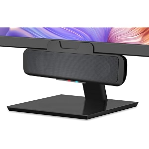 cyber acoustics usb amp bluetooth speaker bar ca-2890bt usb powered speaker with speakerphone for pc and bluetooth to simultaneously connect to smartphones clamps to monitor convenient controls