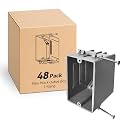 CycevSun 48-Pack 1 Gang Electrical Box New Work, 22 Cu.in, UL Listed