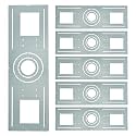 CycevSun New Construction Mounting Plate Wafer Light Bracket, 6-Pack