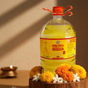 Cycle Om Shanthi Pure Puja Oil for Diya & Deepam – Parijatha Fragrance (5 ltr)