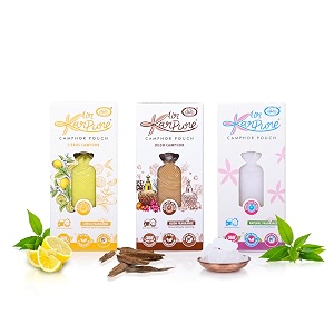 cycle pure karpure camphor pouch - pack of 3oudh citrus amp bhimseni kapoor fragranceair freshener for cars wardrobes bookshelves homes offices amp mosquito repellenteach lasts up to 45 days cone
