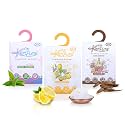 Cycle Pure Karpure Camphor Sachet - Pack of 3 | Air Freshener for Bathroom, Toilets, Wardrobes, Homes, &amp; Offices | Oudh, Citrus, &amp; Original Camphor Fragrance | Each Lasts up to 30 Days