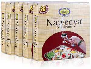 cycle pure naivedya cup sambrani for daily puja - benzoin fragrance