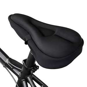 cycle seat cover for men amp women    gel padded cushion for -   anti-slip breathable  lasting memory foam amp universal fit for all cycles