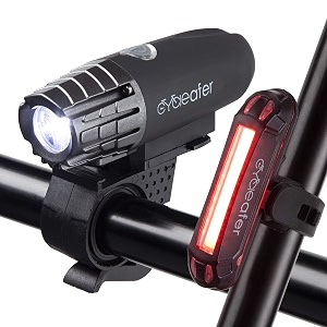 cycleafer bike lights set usb rechargeable powerful lumens front and back light bicycle accessories for night riding cycling headlight tail rear reflectors for kids road mountain bike