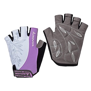 mountain bike gloves with 5mm shock absorbing pads - half finger sports biking gloves for men women workout motorcycle gym training outdoor