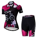 Cycling Jerseys Women Bike Shirts Short Sleeve Bicycle Clothes Breathable Stretch Labric Bicycle Uniforms