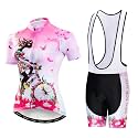 Cycling Jerseys Women Bike Shirts Short Sleeve Bicycle Clothes Breathable Stretch Labric Bicycle Uniforms