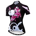 Cycling Jerseys Women Bike Shirts Short Sleeve Bicycle Clothes Breathable Stretch Labric Bicycle Uniforms