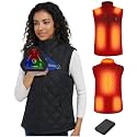CYCYHEAT Heated Vest for Women &amp; Men Quilted Lightweight Jacket Coat Vests
