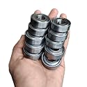 608zz Bearing (8x22x7 mm) - Pre-lubricated, Stable, Cost-Effective Deep Groove Ball Bearing for 3D Printers, Robots, DIY Projects, Magic Car Wheels, Panda, Skates, and More (4)