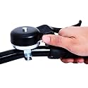 Ultra-Loud Stainless Steel Cycle Bell,The Durable Trending Choice for Kids and Adults,Sleek Black Colour (01)