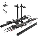 CYKE Oxen W Hitch Ebike Rack 2-Bike, 200lbs, Slide-Out Ramp, 5" Fat Tire