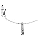 Cymbal Holder Flexible Cymbal Arm with Clamp Movable Top 360° Extension Mounting Clip Ratchet Handle Mounting Accessory Suitable for Splash Crackling Crash and Effects Cymbals