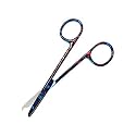 Cynamed Suture Stitch Scissors 4.5" with Crescent Delicate Hook- Perfect for Suture Removal, First Aid, EMS Training and More Premium Quality Instrument- Stainless Steel (Paws, Black)