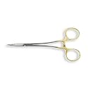 Cynamed TC Sarot Needle/Suture Holder Driver with Tungsten Carbide Inserts and Gold Rings - Premium Grade Instrument (5.5 in.)