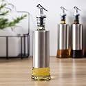Glass Oil Dispenser Bottle For Kitchen (Ss 500Ml - 1Pcs), White