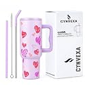 CYNVEXA Tumbler with lid and Straw 1200ML