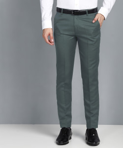 CYPHUS Regular Fit Men Light Green Trousers