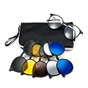 Cyxus Magnetic Clip-On Sunglasses Polarized Men Women UV Protection for Night Driving Fishing Golf Cycling P1573