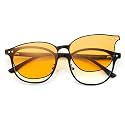 Cyxus Magnetic Clip-On Sunglasses Polarized Men Women UV Protection for Night Driving Fishing Golf Cycling P1573