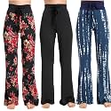 CYZ Womens Casual Stretch Cotton Pajama Pants Simple Lounge Pants