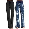 CYZ Womens Casual Stretch Cotton Pajama Pants Simple Lounge Pants