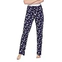 CYZ Womens Casual Stretch Cotton Pajama Pants Simple Lounge Pants