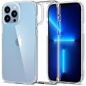 Czartech Native Back Cover for iPhone 14 Pro Max Clear case (TPU + Tough Polycarbonate Back I 6ft Drop Protection Tested I Matte Black-Transparent I No Yellowing)