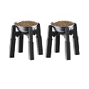 CZPET Dog Bowl Stand, 51 oz Large Capacity Stainless Steel Feeder (2 Pack)
