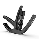 D'Addario Artist+ Carbon Capo, Adjustable Tension, Black