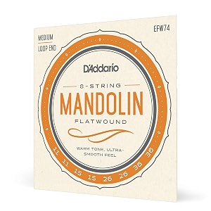d39addario efw74 phosphor bronze flatwound mandolin strings medium 11-36