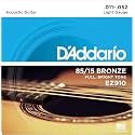 D'Addario EZ910 Acoustic Guitar Strings, Pack of 2