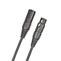 D'Addario XLR Cable - Microphone Cable - Shielded for Noise Reduction - XLR Male to XLR Female - Classic Series Balanced Mic Cable - 50 Feet/15.24 Meters - 1 Pack