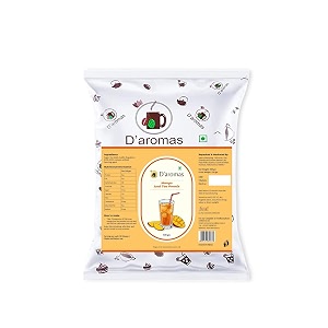 d39aromas mango ice tea 2kg instant premix ice tea powder ready to drink iced tea summer drink 500gm pack of 4