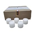 D'light Online Long 10 Hour Burn Time Unscented White Votive Candles - Small Candles for Birthdays, Home Decoration, Restaurants, Synagogues, Churches and Weddings (White, 10 Hour - Set of 432)