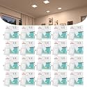 D'Mak 22 Watt Square LED Conceal Panel Light for POP &amp; False Ceiling - Natural White (Pack of 20)