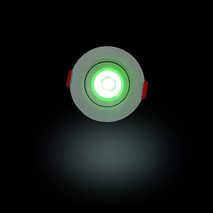 d39mak 3 watt round led cob light for poprecessed lighting greenpack of- 1