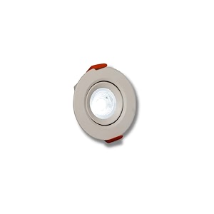 d39mak 3 watt round led cob light for poprecessed lighting whitepack of- 1