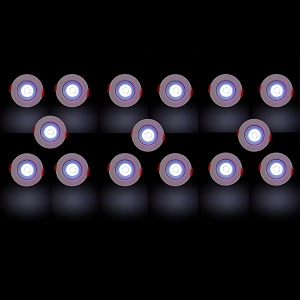 d39mak 3 watt round led cob light for poprecessed lighting blue 15