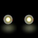 D'Mak 3 Watt Round LED COB Light for POP/Recessed Lighting (Warm White,Pack of -2)