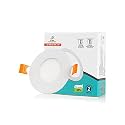 D'Mak 3 Watts Round Led Conceal Panel Light for False Ceiling & POP - White, Pack of 1