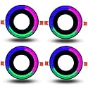 D'Mak 6 Watt Round Ceiling Light (Multicolour, pgb P-4)