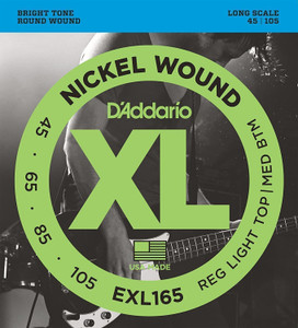 DADDARIO Bass EXL165 Nickel Wound 45-105 Custom