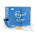 D'Addario Royal Organic Bb Clarinet Reeds Strength 3.0, 25-Pack