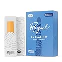 D'Addario Royal Organic Bb Clarinet Reeds Strength 1.0, 10-Pack