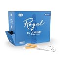 D'Addario Royal Organic Bb Clarinet Reeds Strength 2.0, 25-Pack