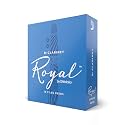 D’Addario Woodwinds - Royal Bb Clarinet Reeds - B Flat Clarinet Reeds - Reeds for Clarinet - Clarinet Bb Reeds - Strong Spine - Filed Cut - Strength 5.0, 10-Pack